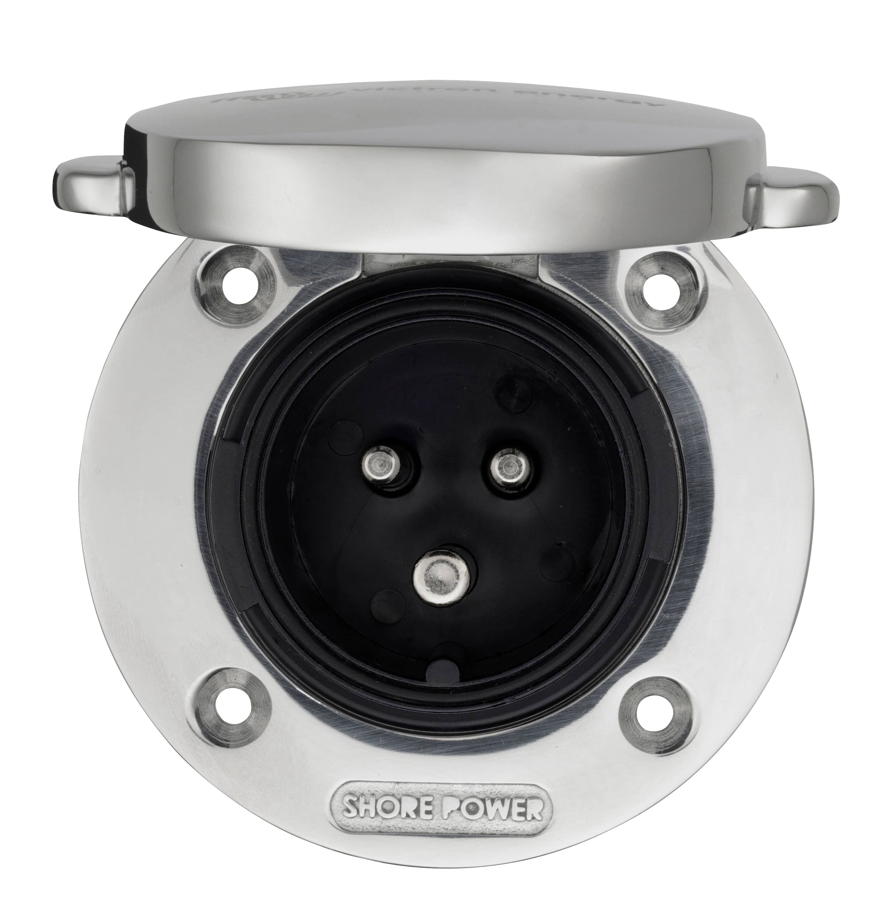 Stainless Steel Power Inlet with cover (front open) thumbnail