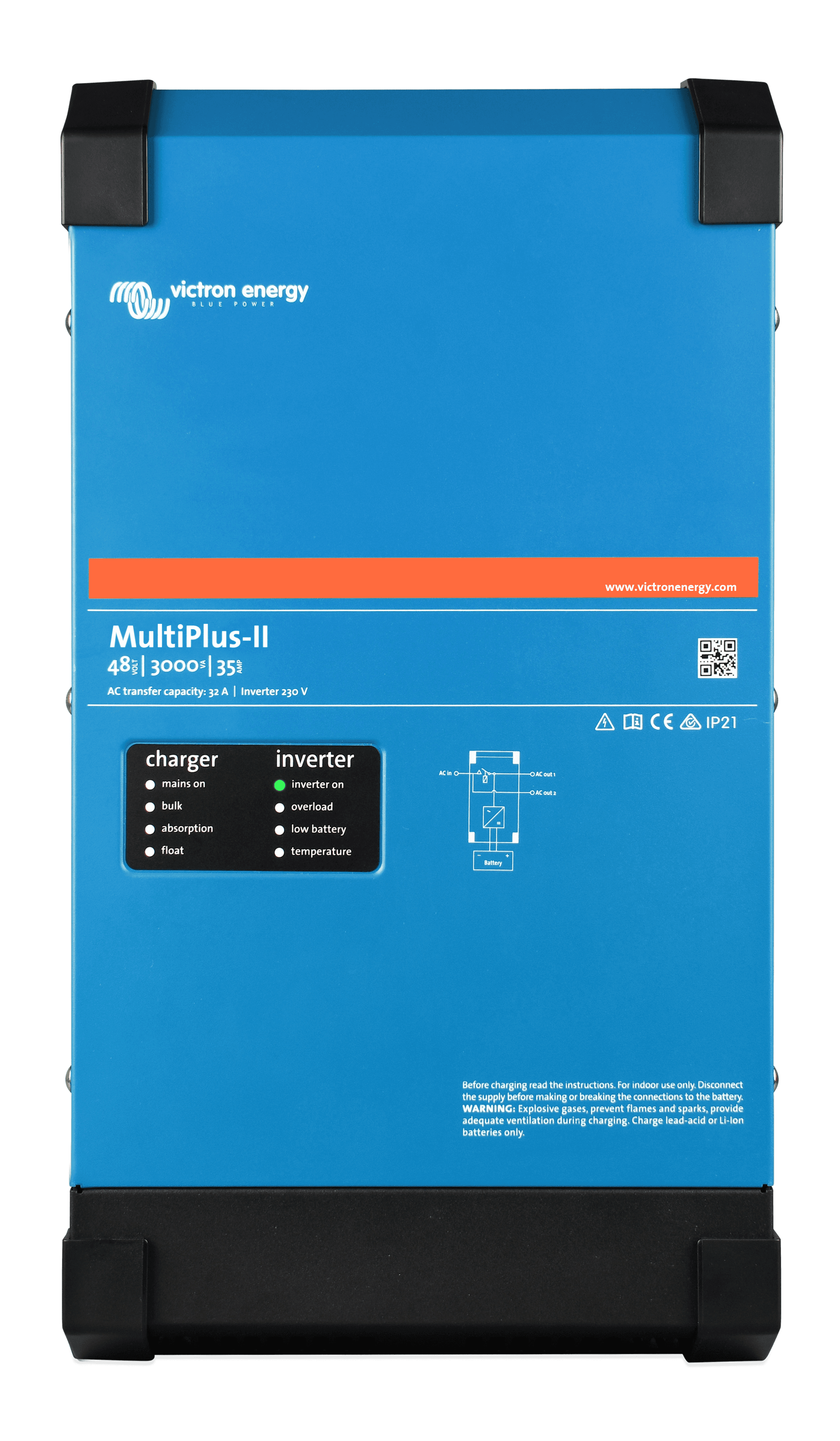 MultiPlus-II 48V 3kVA 230V (front) thumbnail
