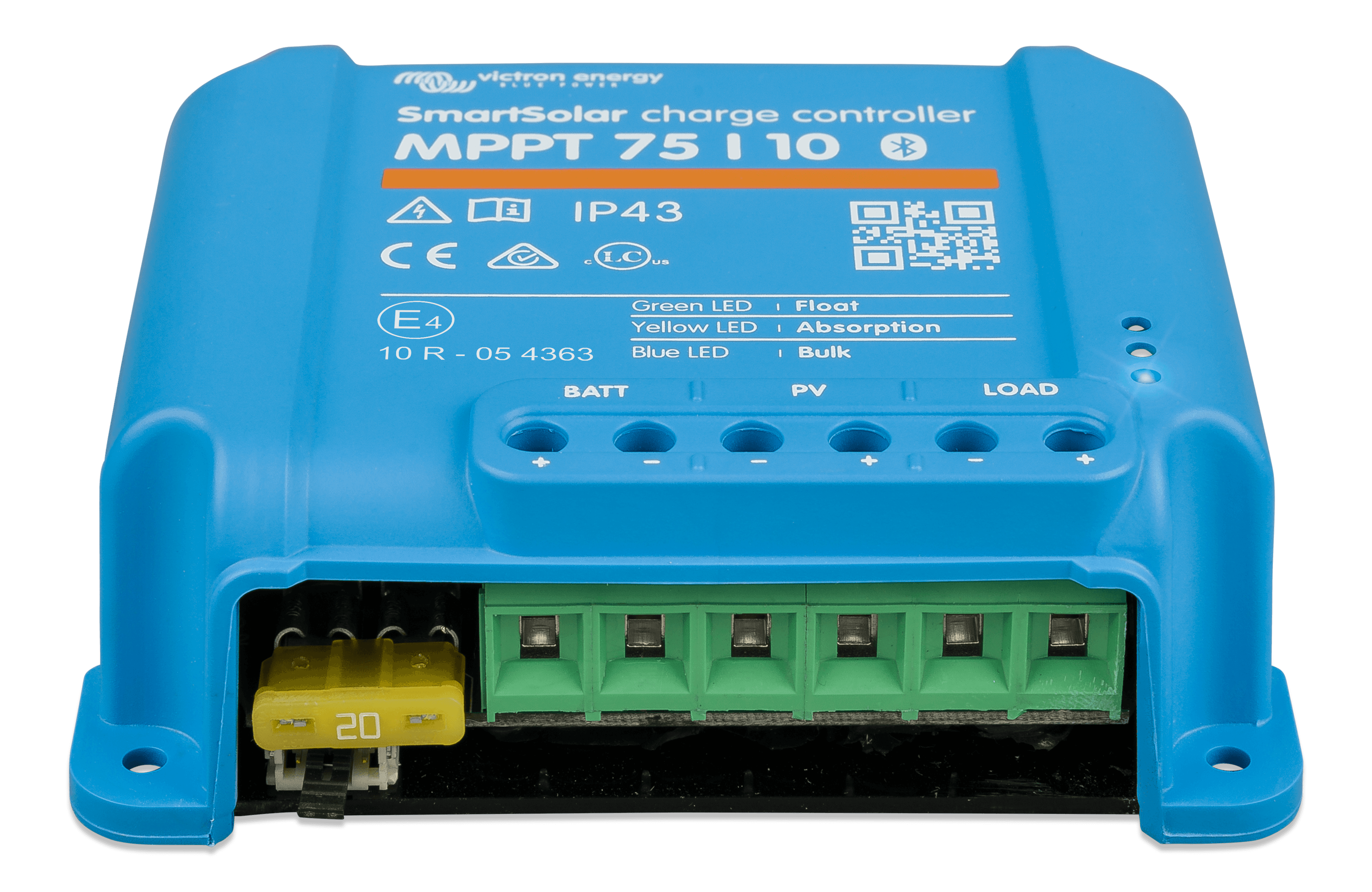 SmartSolar charge controller MPPT 75/10 (front)  thumbnail