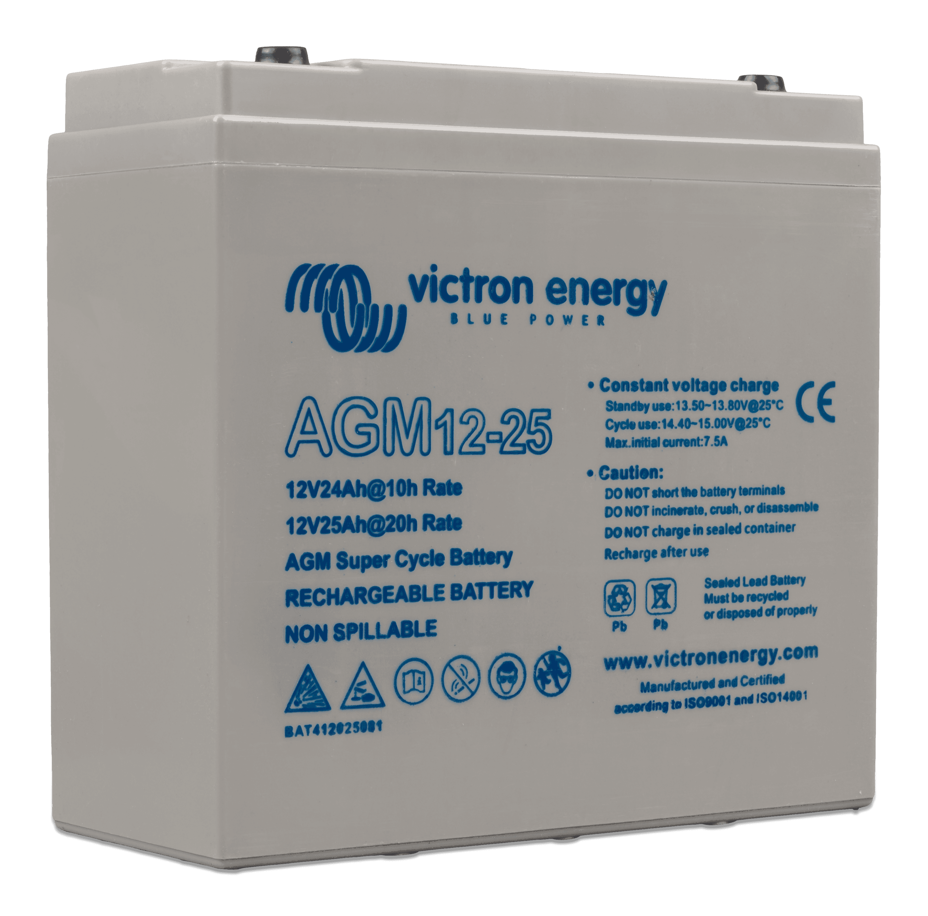 BAT412025081_12v-25Ah AGM Super ( right ) thumbnail